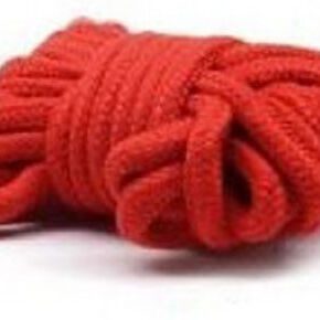 Cuerda de arnés corporal Suave Roja o Negra 5 metros