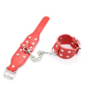 Esposas Rojas Con Tachas