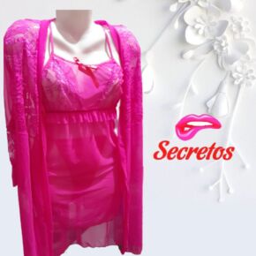 Baby Doll 3 Piezas Rosado, azul, negro. Azul XXL