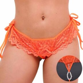 Tanga tailandesa pollerita -con perlas abajo-